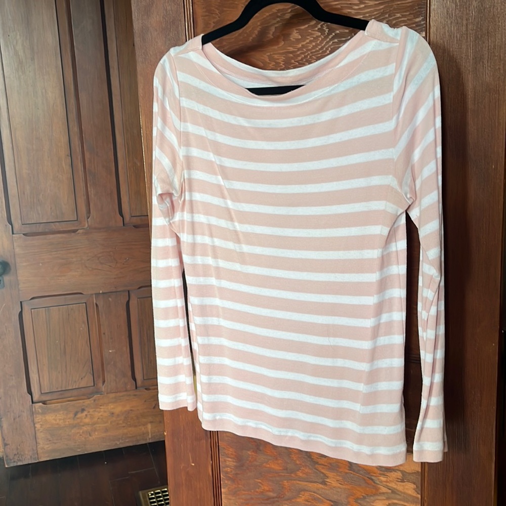 Large, striped Gap long sleeved t-shirt
